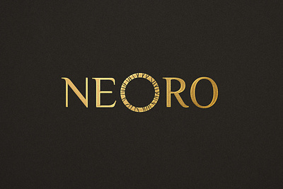Neoro branding design logo typography vector