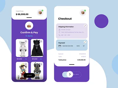 Daily UI 008 - Shopping Cart cart design daily ui design figma shopping cart shopping cart design ui uiux