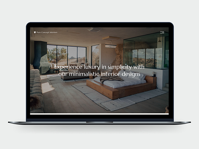Interior Design Agency - Home Page agency home page interior design agency ui ux web webdesign website website design