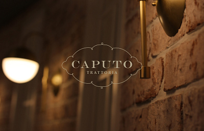 Branding for Caputo Trattoria & Caputo Pizzeria branding design graphic design hospitality identity logo menu design packaging restaurant branding signage typography