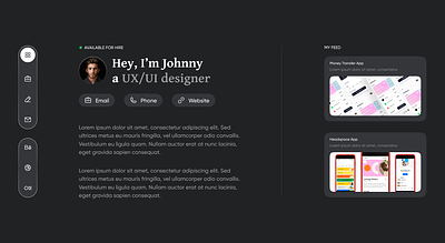 Resume Template design resume ui uiux web design