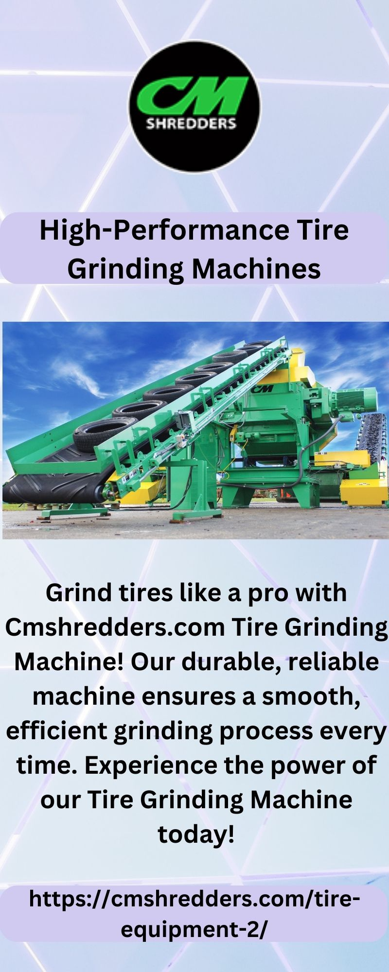 HighPerformance Tire Grinding Machines by CM Shredders on Dribbble