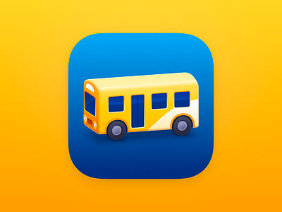 Busly iOS App Icon app icon icon design ios app icon