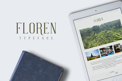 FLOREN TYPEFACE #2 app branding design graphic design illustration logo typography ui ux vector