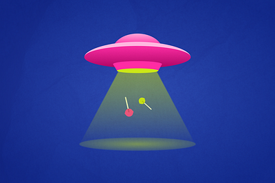 🛸 2d art 2d illustration alien design figma illustration space spaceship ufo vector