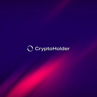 CryptoHolder® logo app branding design graphic design illustration logo typography