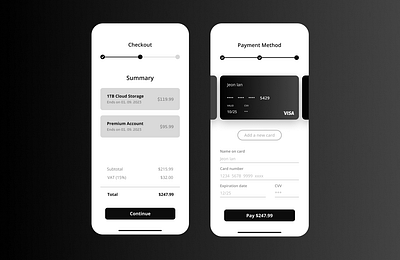 Daily UI 009 - Credit Card Checkout credit card checkout credit card checkout design credit card checkout ui daily ui design figma ui uiux