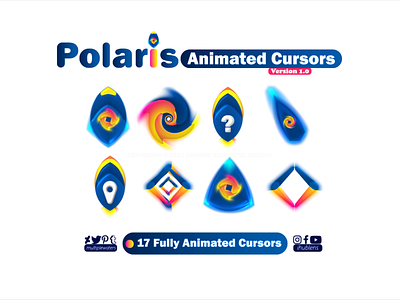 Polaris Animated Cursors (v1.0) by Multiple Waters animatedcursors animation cursors design desktop motion graphics mousecursors windowsthemes