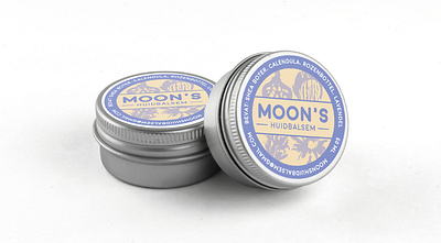Moon's balm branding brandstyle content creation logo packaging social media