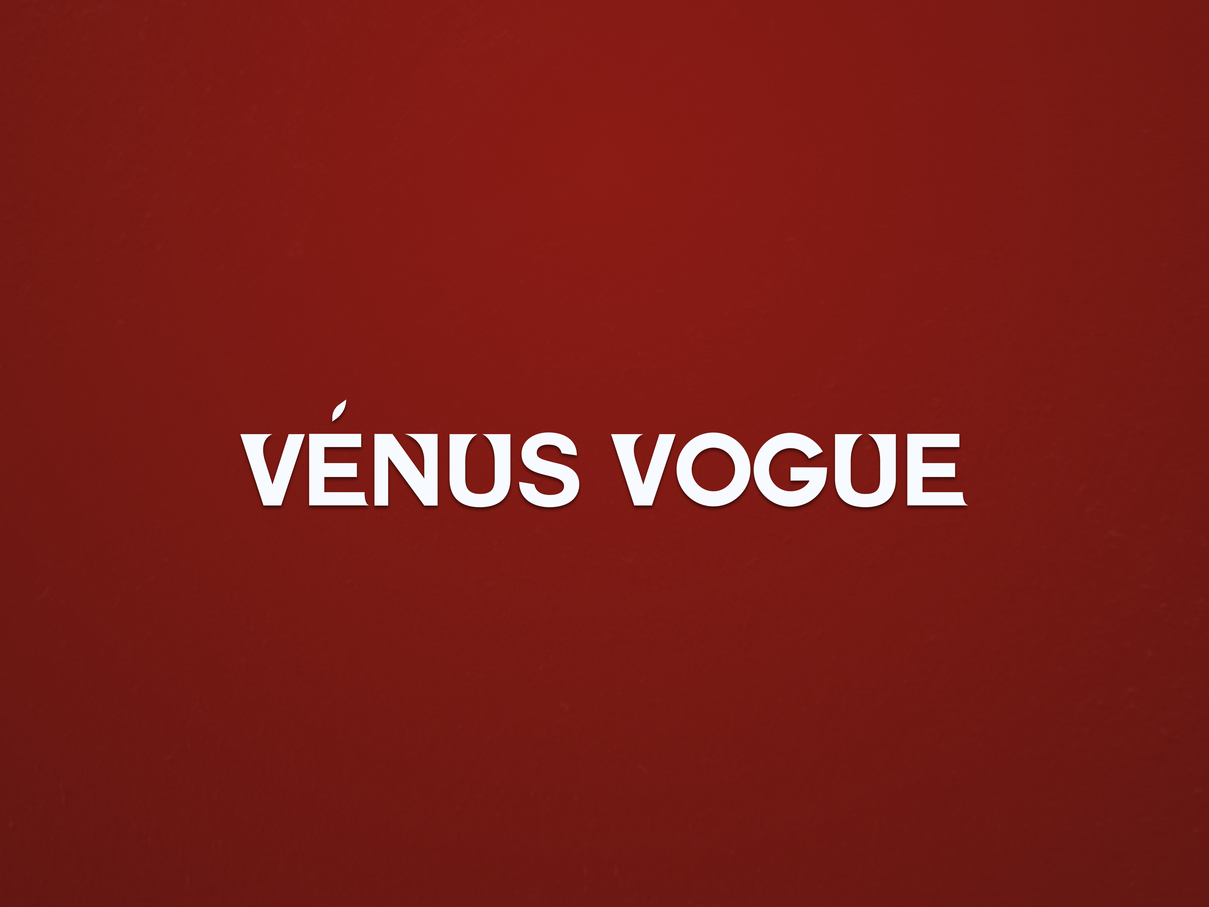 Venus Vogue Logo Red by Ezo on Dribbble