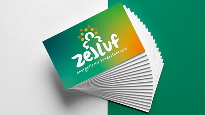 Zelluf branding business card creative creative logo handlettered logo spiritual therapist therapist branding therapist logo