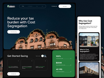 Titan Echo - Finance. Concept 2 clear concept construction dark design finances fintex green investments landing minimalism mobile one page ui ui design ui ux ux web website white