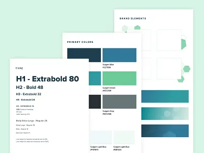 Surgent Website Styles blue boldworld design design system figma finance green responsive style guide technology ui ui design uiux ux web website website design wordpress