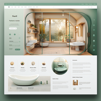 Bed and Bath Web Design UI/UX