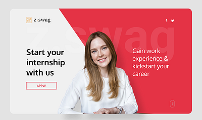 ZSwag Internship branding design graphic design ui web