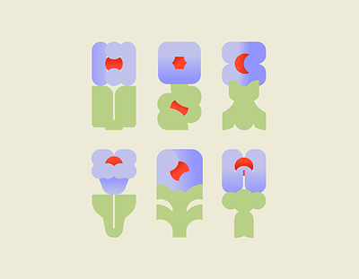 Flowers 🌷 flower gradient