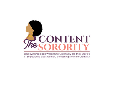 The Content Sorority Logo beautiful logo brand identity content logo creating logo creative logo lettermark logo logo logo design logo designer logo idea logo inspirations professional logo the content sorority logo unique logo wordmark logo