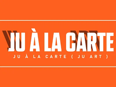 JU A LA CARTE logo beautiful logo creating logo creative logo font logo letter logo lettermark logo logo logo design logo designer logo idea logo inspirations professional logo unique logo wordmark logo