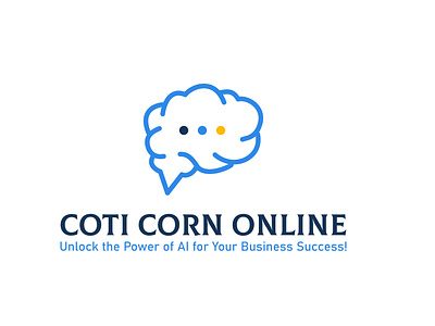 Coti Corn Online Logo beautiful logo brain logo brainding logo brand identity corn logo creating logo creative logo lettermark logo logo logo design logo designer logo idea logo inspirations professional logo unique logo wordmark logo