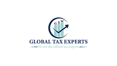 GSW Global Tax Experts brand branding creative logo design dollar tax logo global logo logo logo design logo designer logos professional logo tax experts logo tax logo unique logo