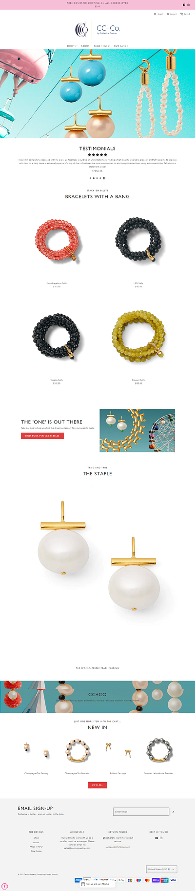 Shopify Womens' Jewellery Store branding design dropshipping google merchant graphic design shopify ui ux website design
