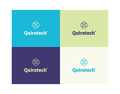 Quirotech Brand Identity adobe illustrator agency brand branding design graphic design green health illustrator logo vector visual identity