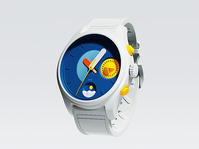 TRK Watch 2.0 3d b3d blender blender3d branding c4d cinema4d colors design illustration logo minimal product productdesign render set smart smartwatch tech ui
