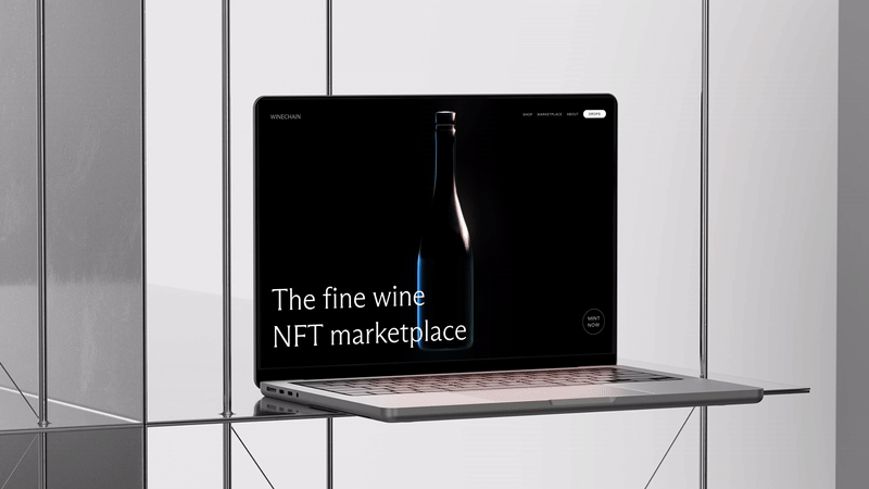 Web3 Digital Experience 3d branding graphic design interaction motion ui ux web3 wine