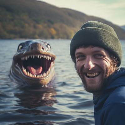 Loch Ness Photobomb 1 mischief.