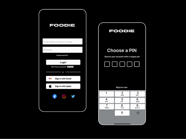 Simple Sign-In - Registration Form by Holly McAninch on Dribbble