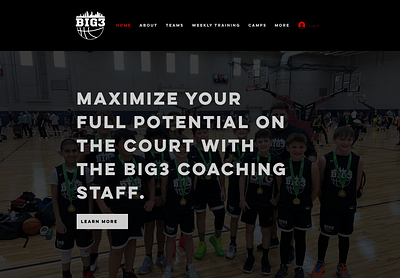 Website Design For Youth Sports Club
