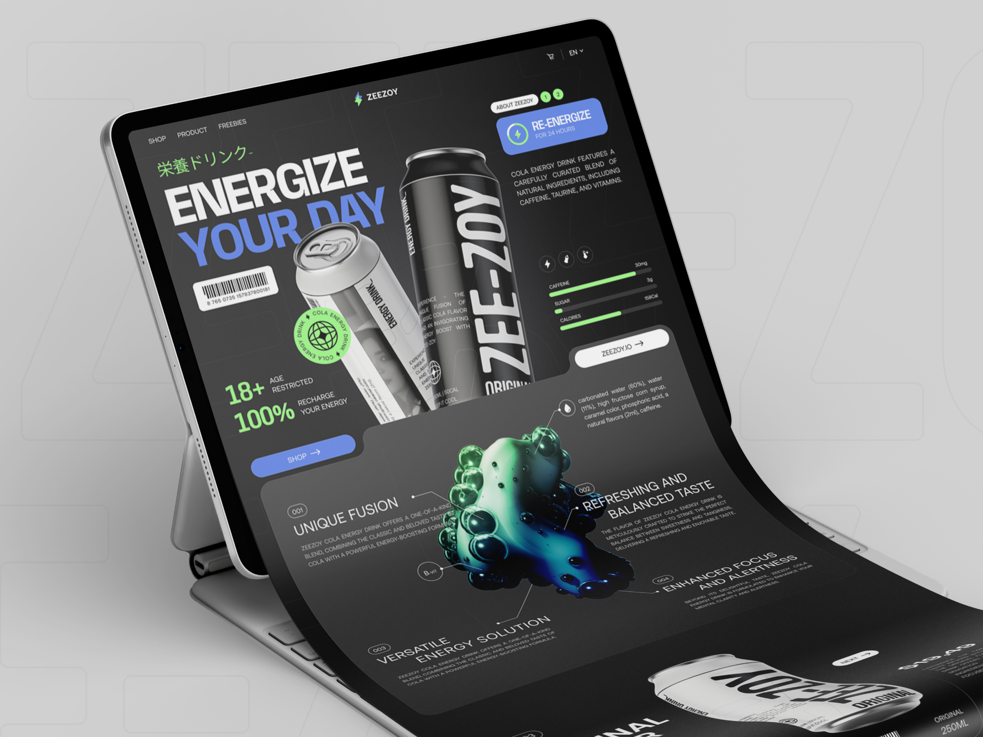 Example of Full Time UI & Graphic