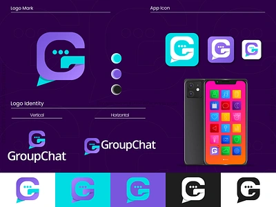 G letter Groupchat app or logo-unused abstract logo black and white logo brand identity chat software ecommerce free g letter logo g symbol graphic design group chat hire logo designer letter mark monogram logo design logo designer logo ideas logo inspirations message app simple technology typography