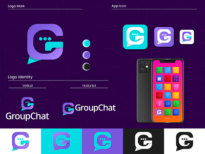 G letter Groupchat app or logo-unused abstract logo black and white logo brand identity chat software ecommerce free g letter logo g symbol graphic design group chat hire logo designer letter mark monogram logo design logo designer logo ideas logo inspirations message app simple technology typography