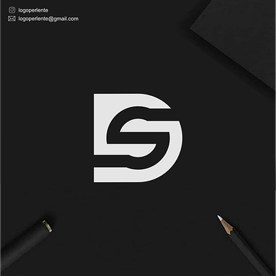 DS monogram logo brand identity branding design icon illustration lettering logo logo design logotype minimal logo monogram symbol typography