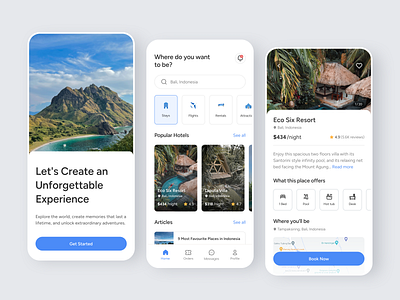 Melali: Travel Service Mobile App app dailyui design holiday mobile mobile app mobile app design mobile ui saas service tourism travel travel agency travel service trip ui ux vacation