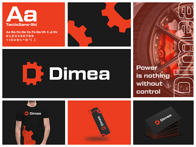 Dimea Logo Design auto bike branding car car tire d gear d logo d tire design dicon dimea gear graphic design logo logodesigner luxurylogo minimal modern moto tire