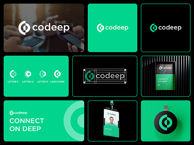 codeep - Logo Design Concept agency ai app brand identity branding code coding concept connect connection design designer portfolio developer developmentt internet logo logo designer programming software technology