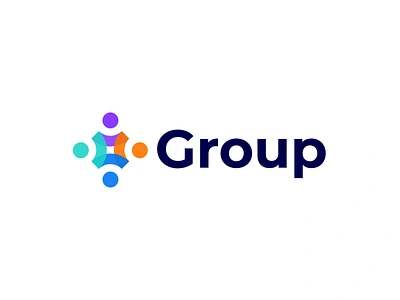 group logo, branding designer branding code cumminity elegant group logo designer logo maker mark meeting modern logo people person sale symbol