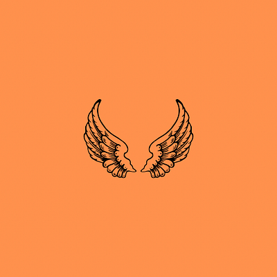 Wing branding graphic design logo