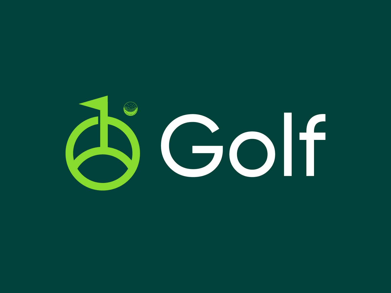Golf ball logo branding geometric logo golf golf logo green identity design logo design logodesign logomark logos meaningful logo minimalist logo monogram simple logo symbol