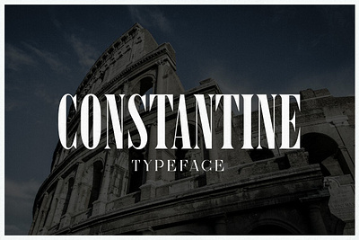 Constantine - Luxury Display Serif #1 app branding design graphic design illustration logo typography ui ux vector