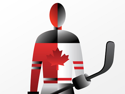 ice hockey player avant-garde canada hockey ice hockey illustration logo sport sport player sportbranding sportlogo