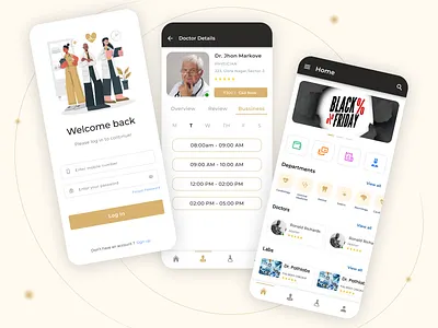 APTH - Healthcare App android app design appui booking creative design healthapp heathcare ios logo minimal mobileappdesign online trendingshot typography ui uidesigns uiuxdesign ux vector