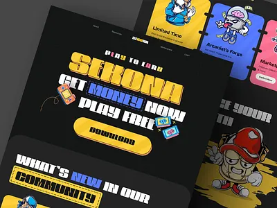 Crypto P2E Landing Page crypto p2e