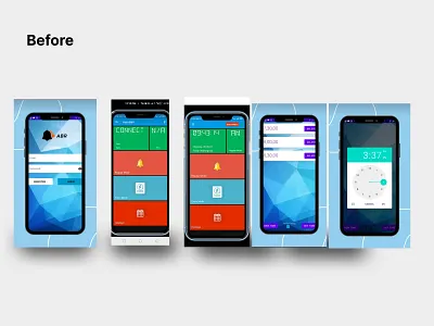 Complete Revamping of an AutoBellRinger an IOT based Startup App 3d branding ui