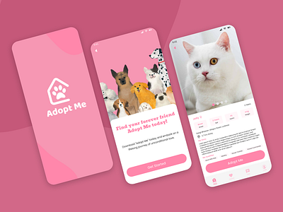 Adopt Me App Design animation graphic design ui