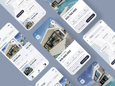 Real Estate App Concept app app icon branding design find glucode home logo luxury map real estate sea ui ux