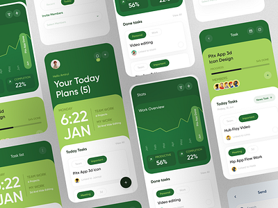 Task Manager App Design app app design awe dashboard manager mobile app productivity project management task task management task manager tasks to do to do list