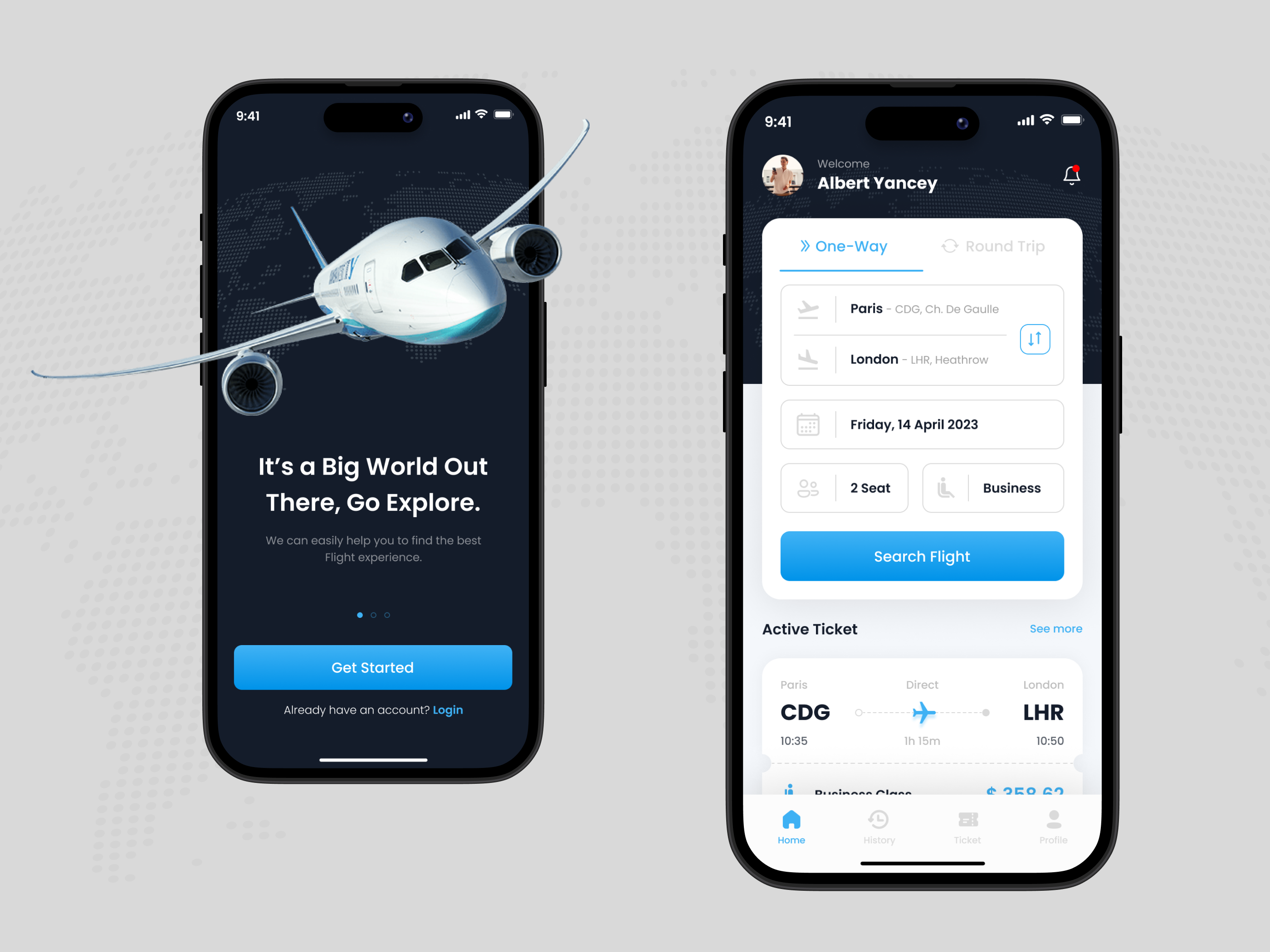 Flight Ticket Booking App airline booking app flight booking app flight ticket booking app mobile app mobile app design ticket booking app travel travel app travel app development ui design ux design